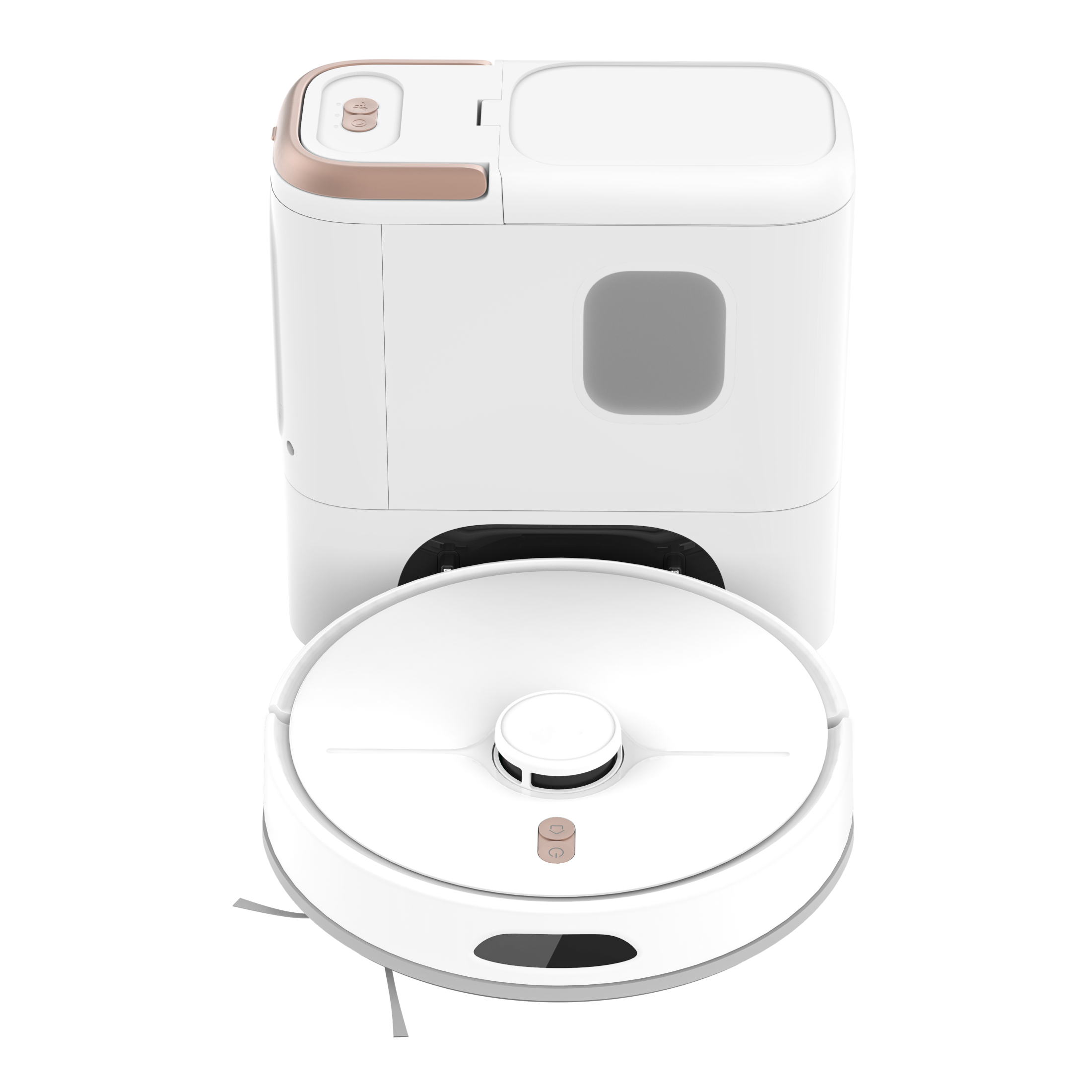 2 IN 1 Self-Emptying Charging Base & Vacuum Cleaners